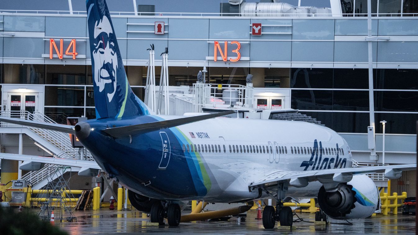 Alaska Airlines Grounds Its Fleet Of 65 Boeing 737 Max 9's, After Fuselage Section Blew Out In Flight