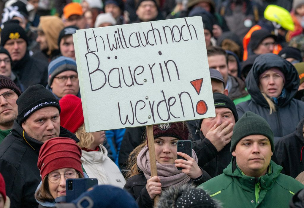 Farmers' protests - "Free Farmers" rally in Berlin