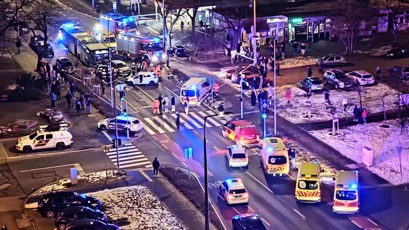 Elfogták a rendőrök a férfit, aki halálos tömegbalesetet okozott Újpesten, majd elmenekült