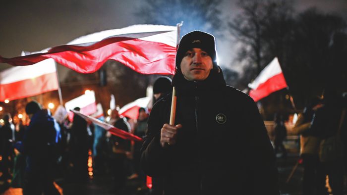 Lengyelország tüntetés Varsó