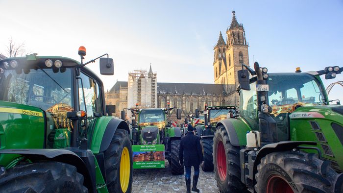 Farmers' protests - Magdeburg