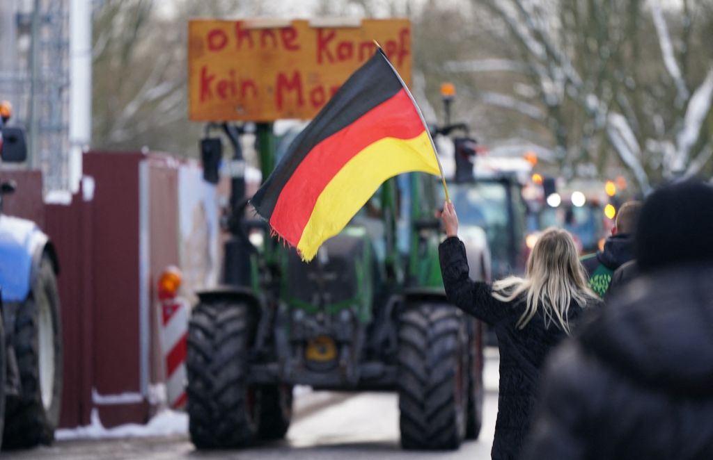 Farmers' protests - Hamburg