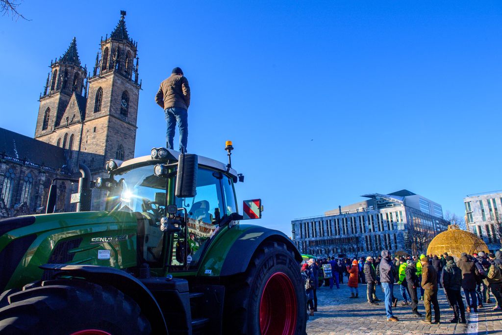 Farmers' protests - Magdeburg