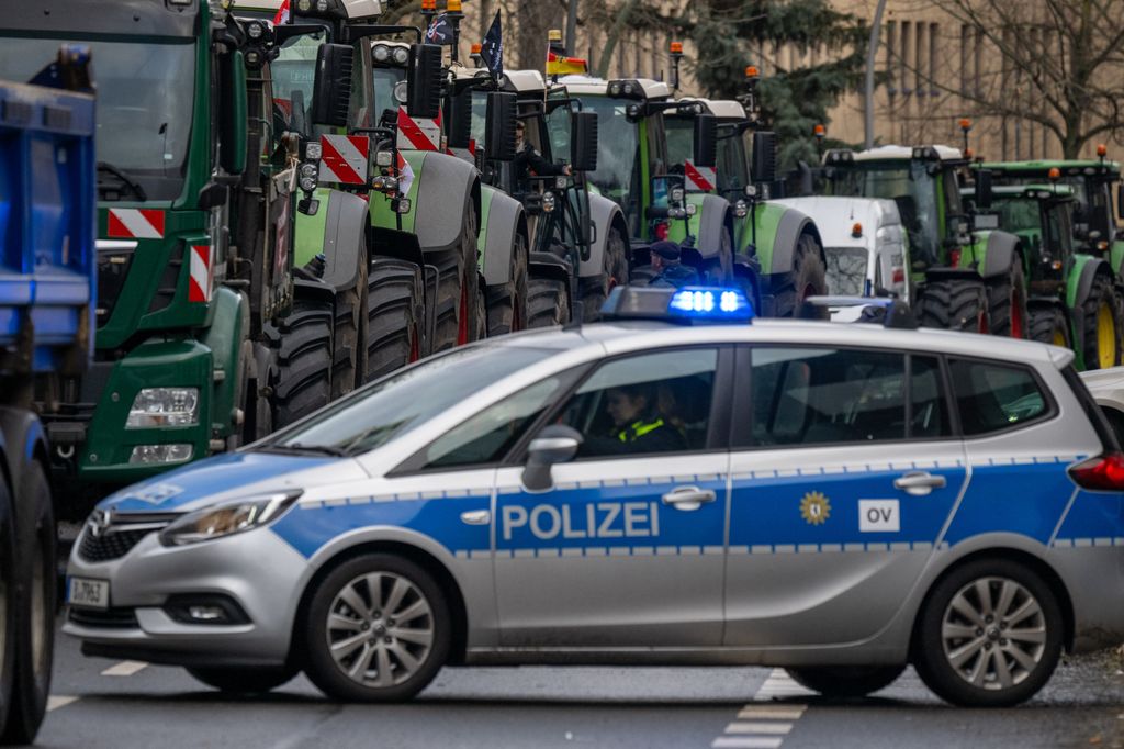 Farmers' protests - large rally in Berlin