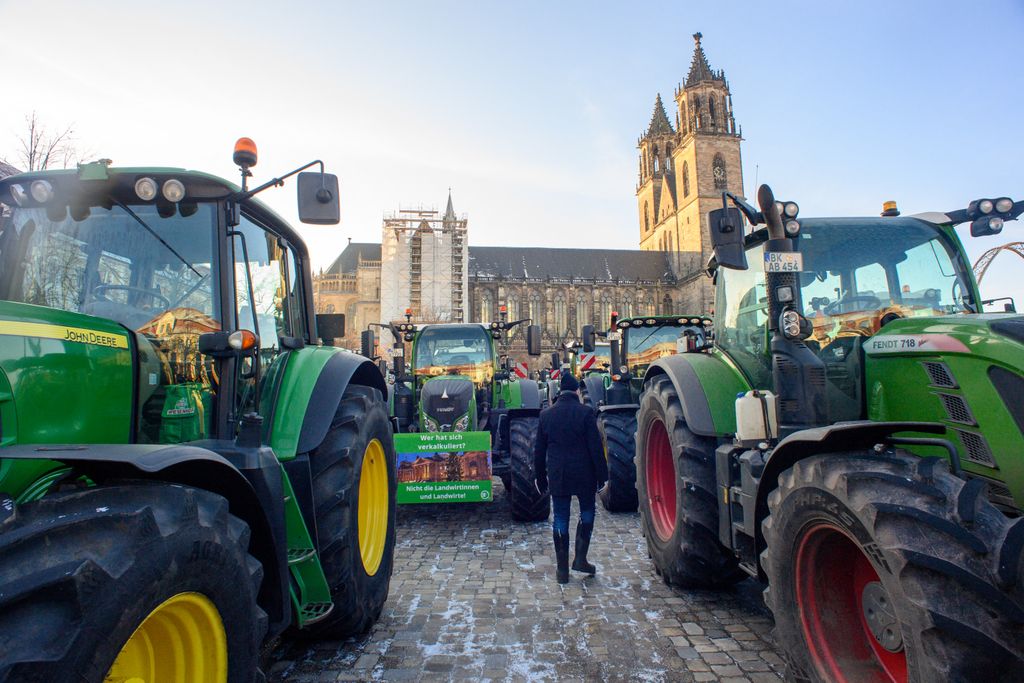 Farmers' protests - Magdeburg