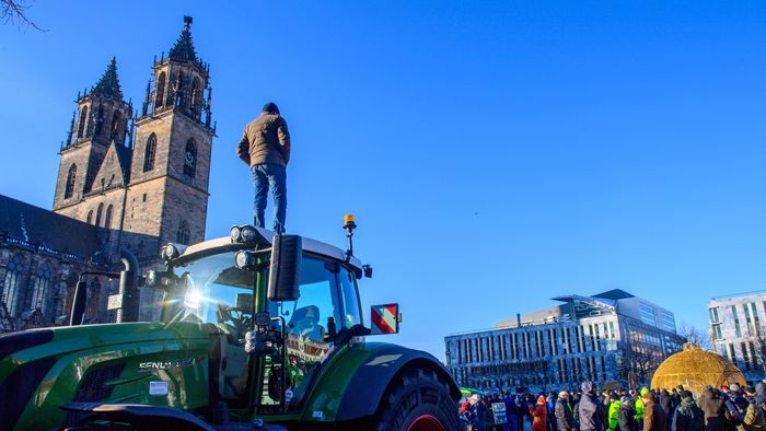 Farmers' protests - Magdeburg