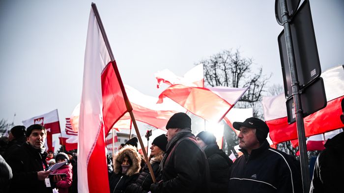 Lengyelország tüntetés Varsó