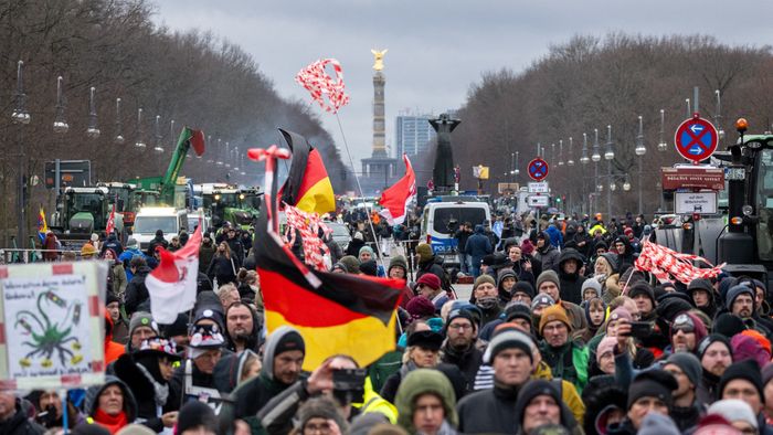 Farmers' protests - "Free Farmers" rally in Berlin