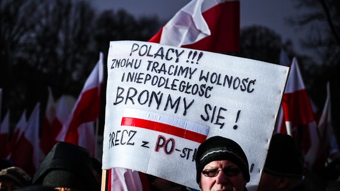 Lengyelország tüntetés Varsó