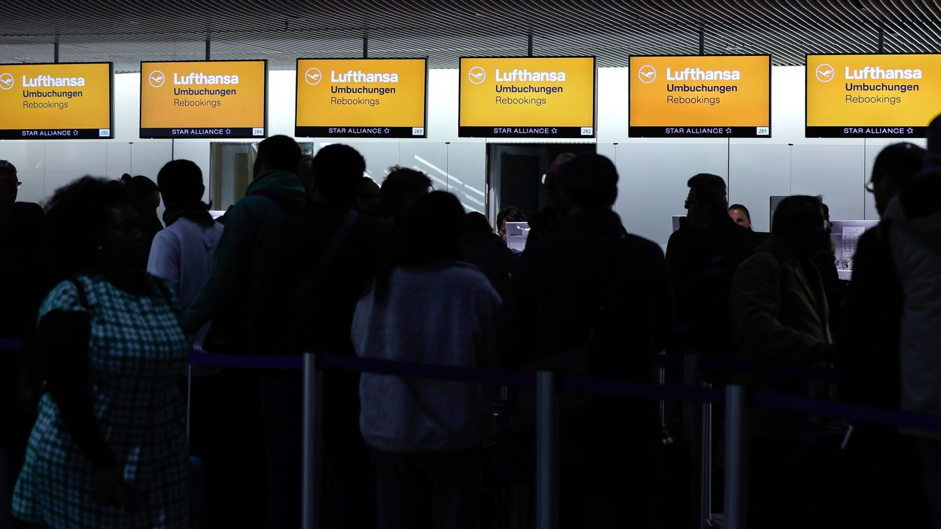 Törölhetik a járatok nyolcvan-kilencven százalékát, Magyarországot is érinti a Lufthansa-botrány