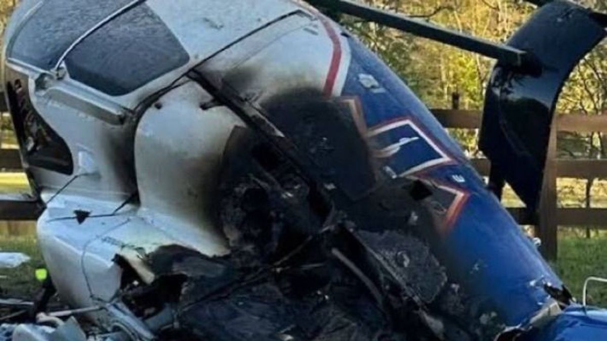 Lezuhant egy helikopter egy bankvezérrel a fedélzetén