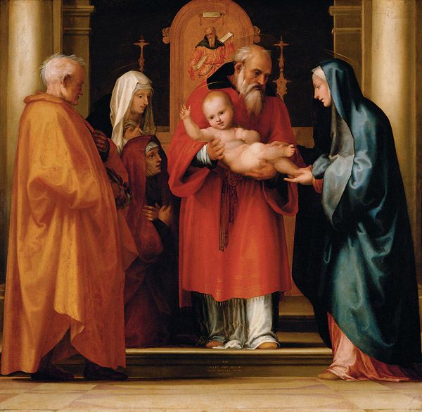 Fra-Bartolomeo Jézus bemutatása