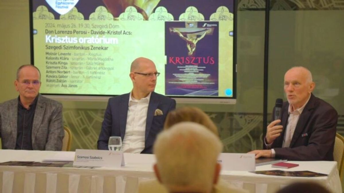 Szegeden tartják a Krisztus oratórium ősbemutatóját