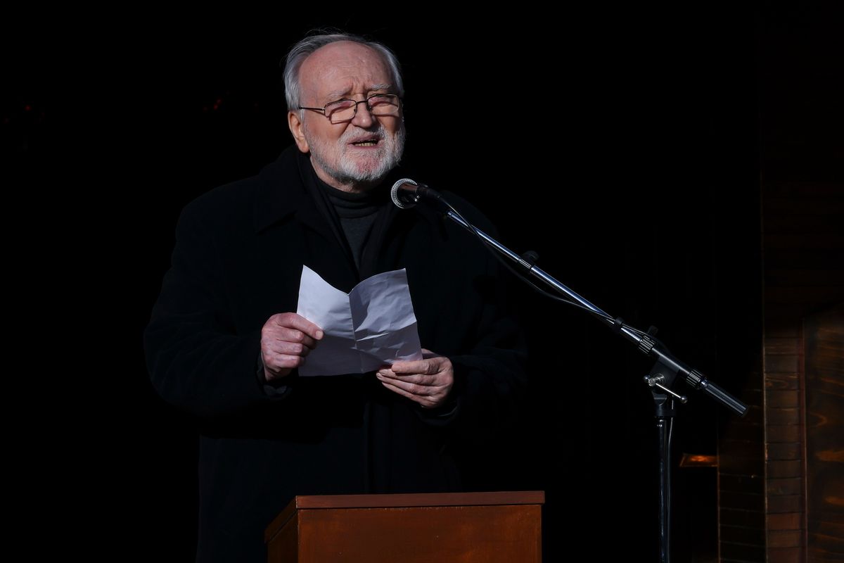 Blaskó Péter is beszédet mondott Benedek Miklós temetésén.