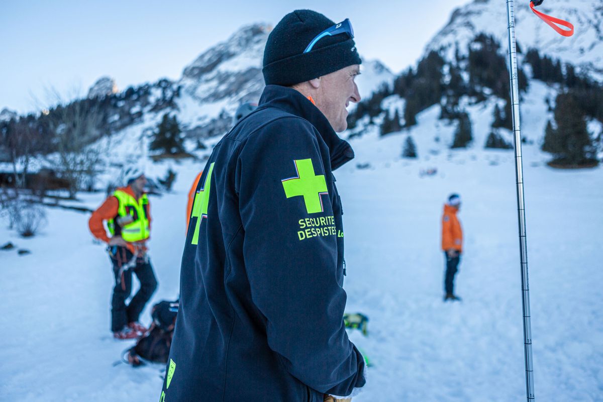 FRANCE - MOUNTAIN RESCUE AVALANCHE TRAINING