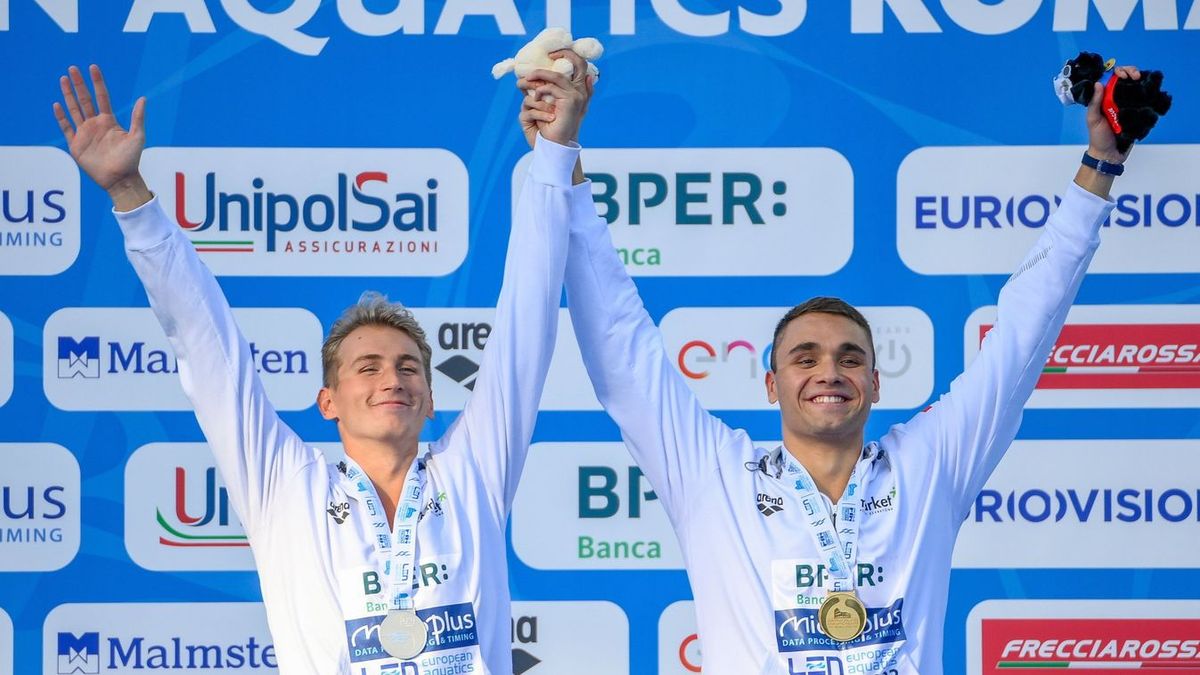 Márton Richárd Milák Kristóf úszás Róma Európa-bajnokság
( Párizs 2024 )