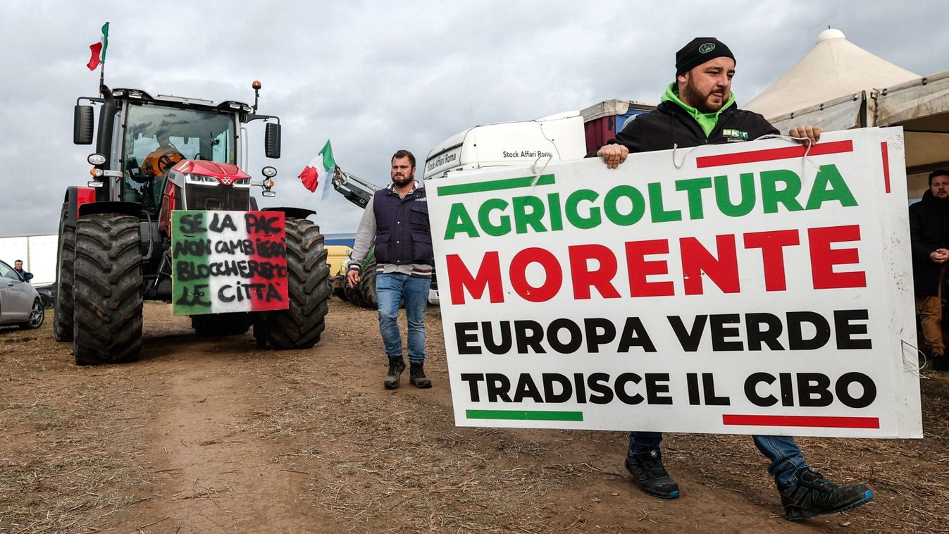 Több tízezer résztvevőt várnak az olasz gazdák Rómába