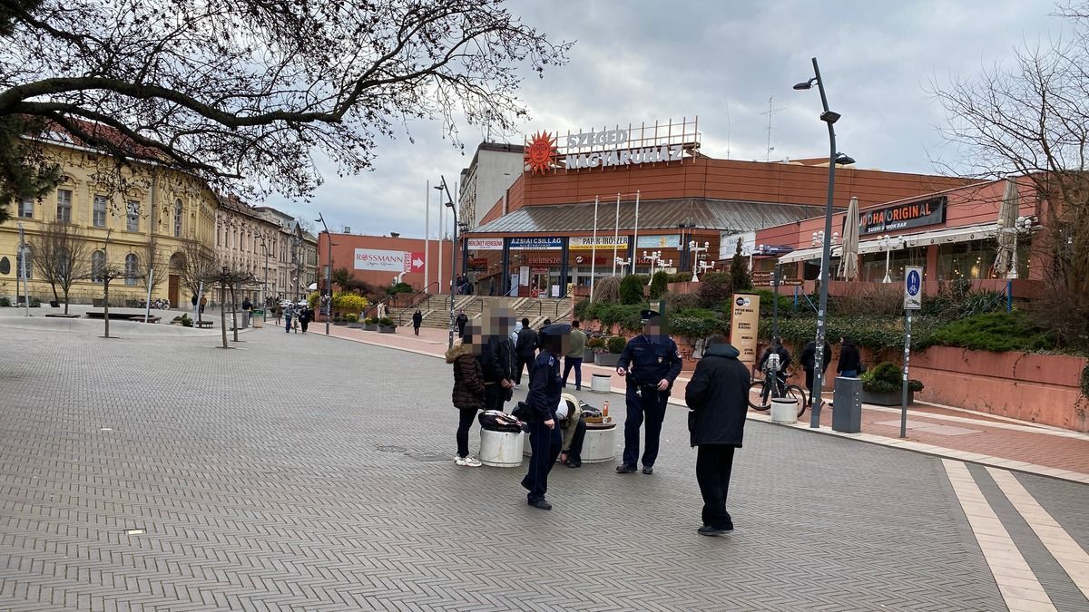 Félelem és reszketés Szegeden: rendőrök lepték el a belvárost