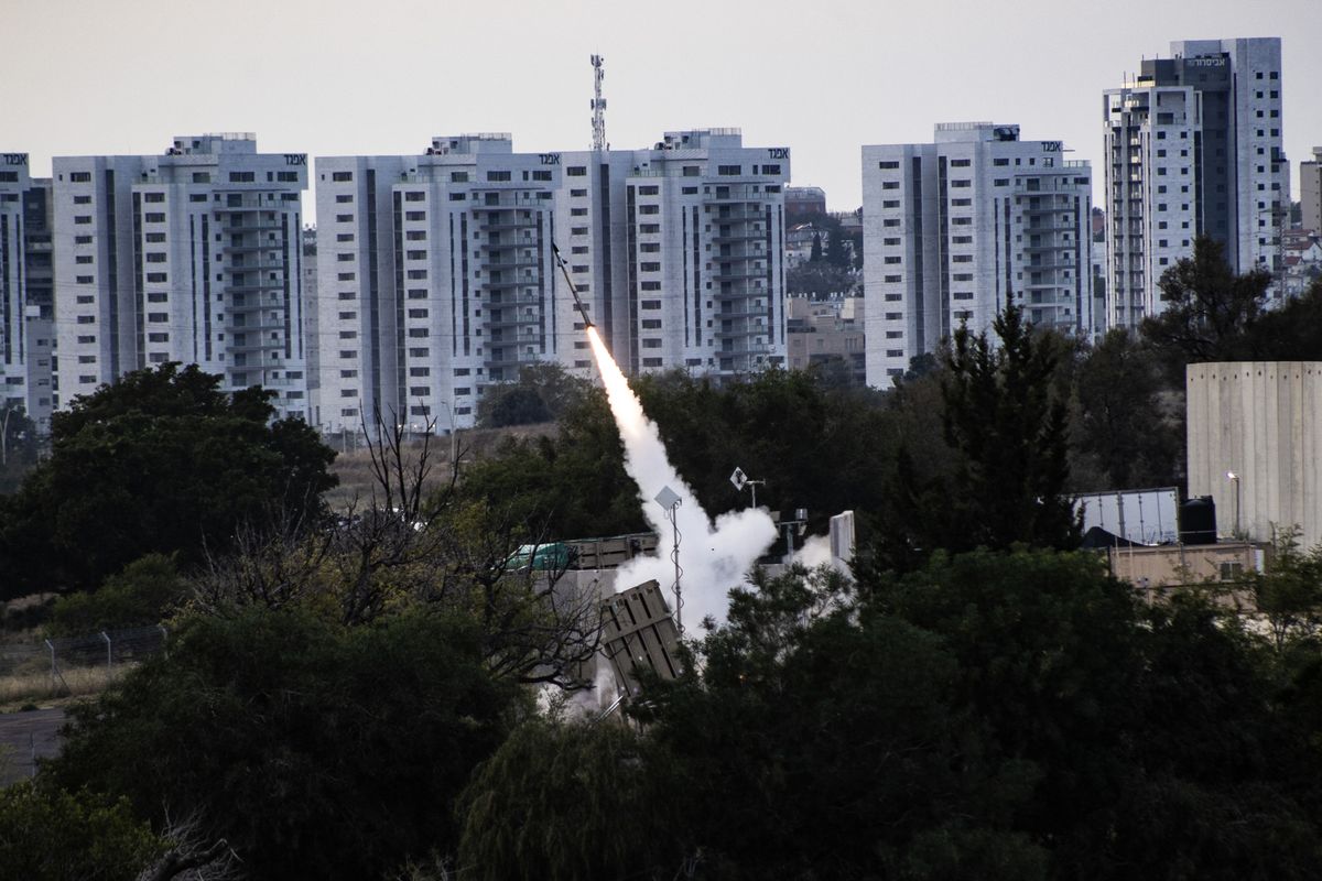 Rockets fired from Gaza in response to Israeli airstrikes