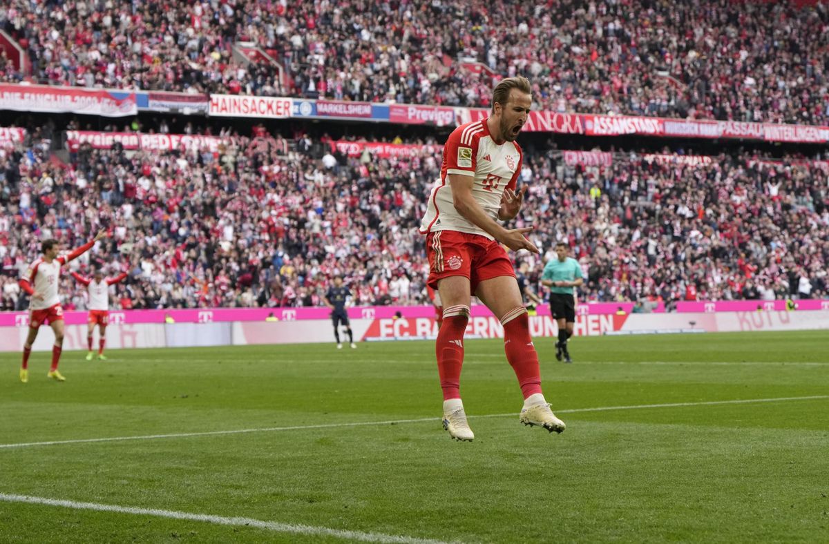 Harry Kane Bayern München Mainz 8-1 Bundesliga 