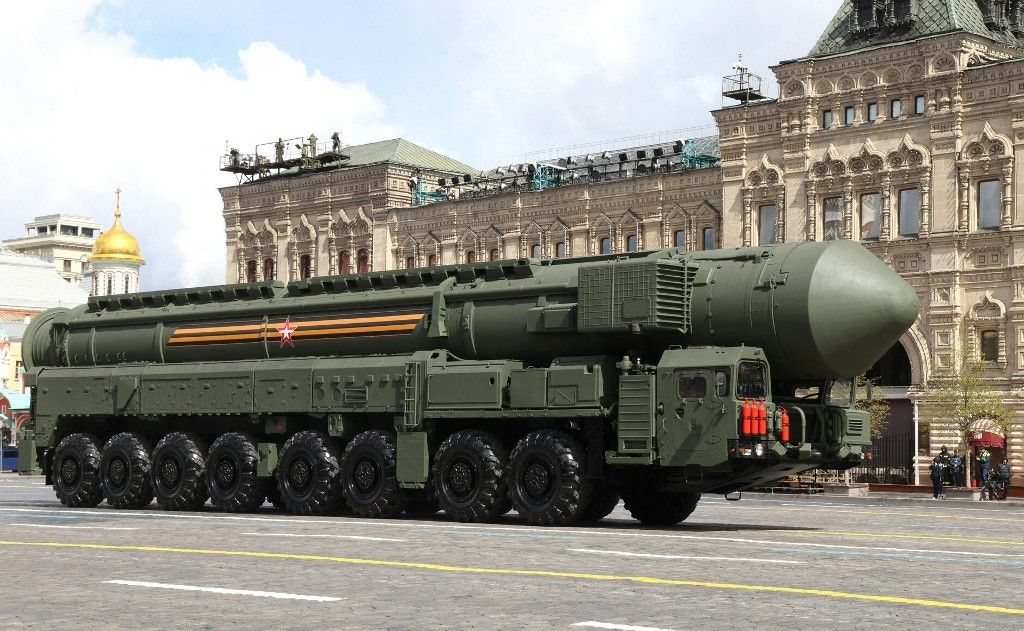 Hirtelen több száz és több ezer ballisztikus rakéta emelkedne a magasba a nukleáris háború során (Fotó: dpa Picture-Alliance via AFP)