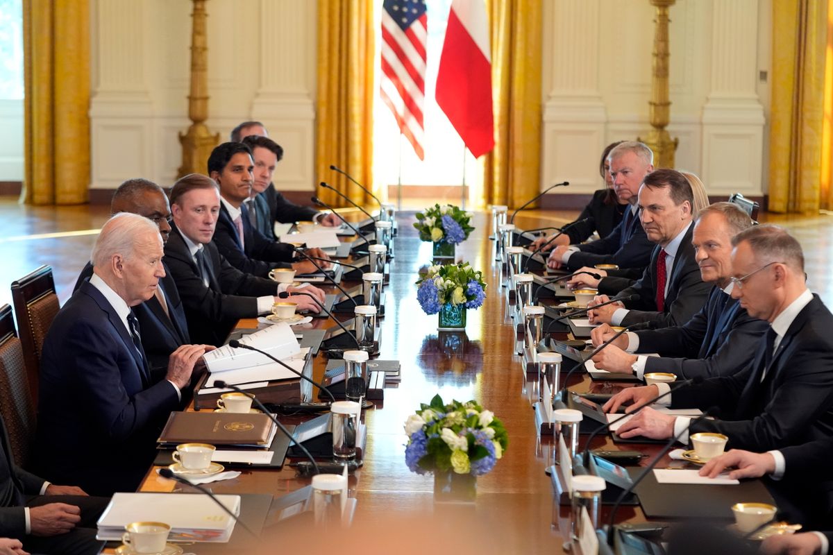 Andrzej Duda és Donald Tusk az Egyesült Államokba látogatott, Biden elnökkel is tárgyaltak. Fotó: Andrew Harnik