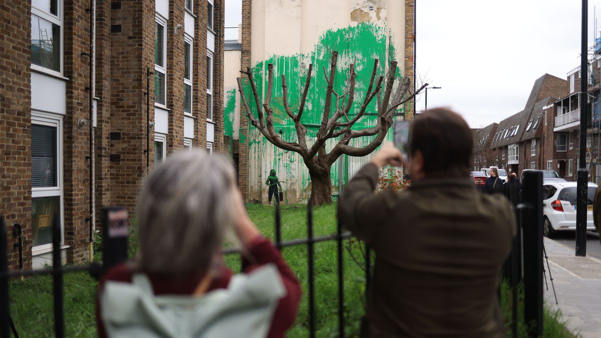 Vajon Banksynek köze van a legújabb londoni graffitihez?