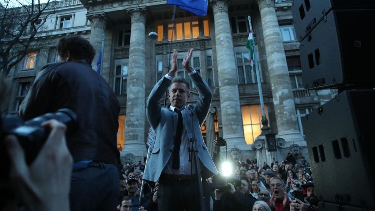 Feljelentés lett a Magyar Péter-féle tüntetésből