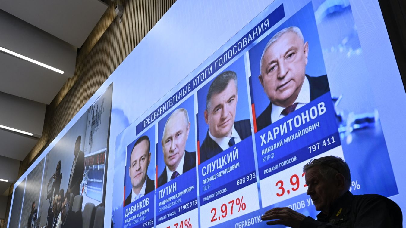 Putin wins Russian presidential election, first official results show