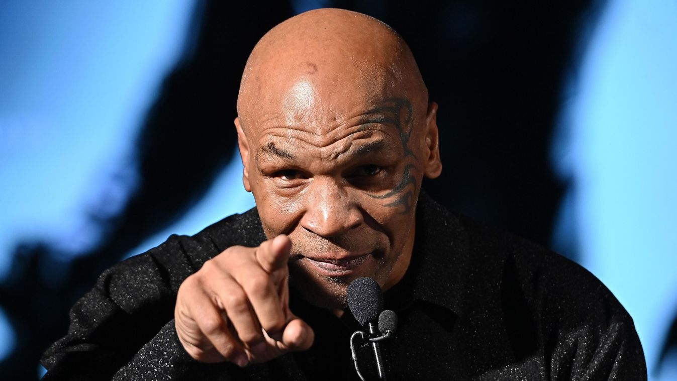 Mike Tyson arrives in Turin to shoot part of his latest film, 'Bunny Man'