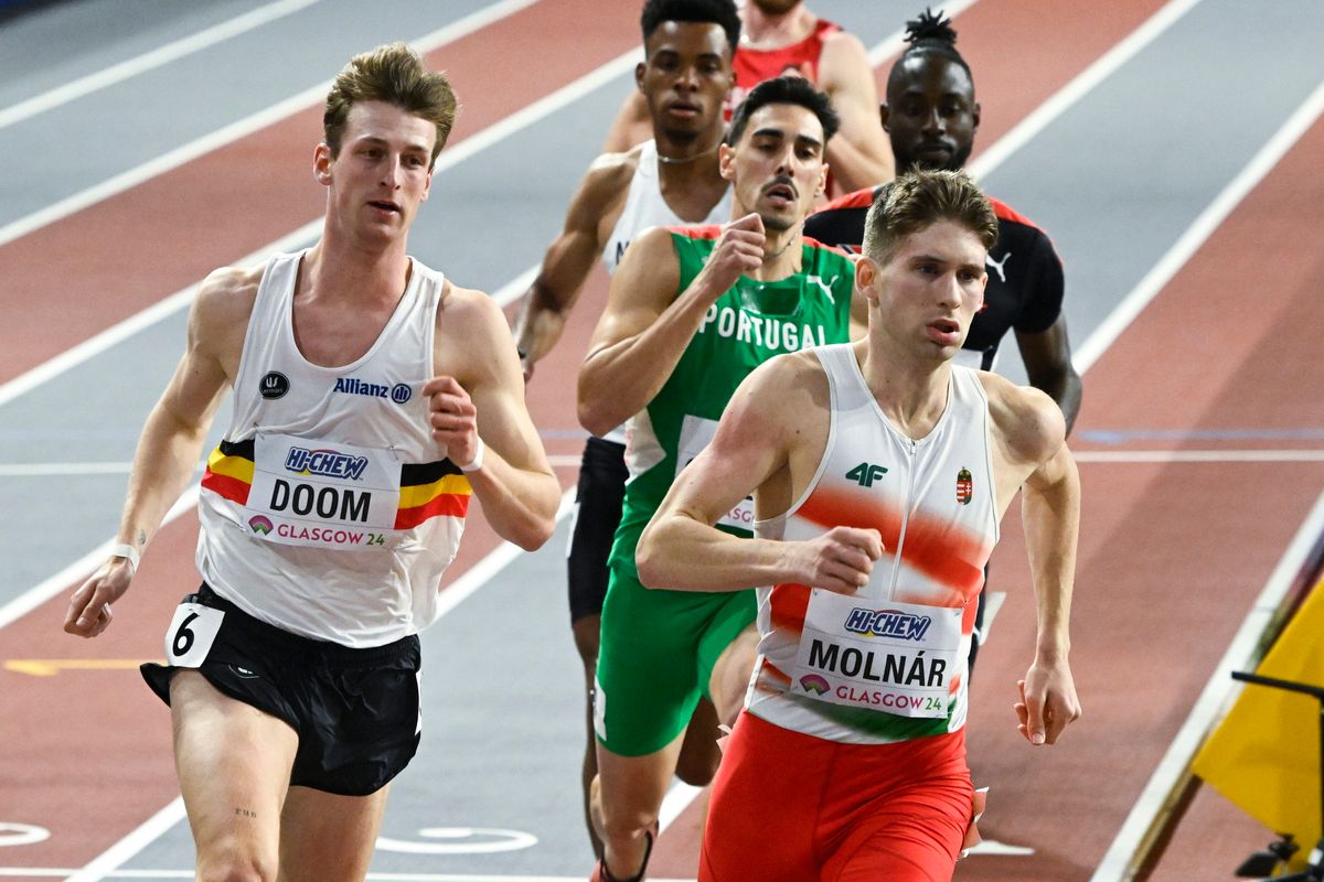 Molnár Attila Ferencváros 400 méter Glasgow fedett pályás atlétikai világbajnokság