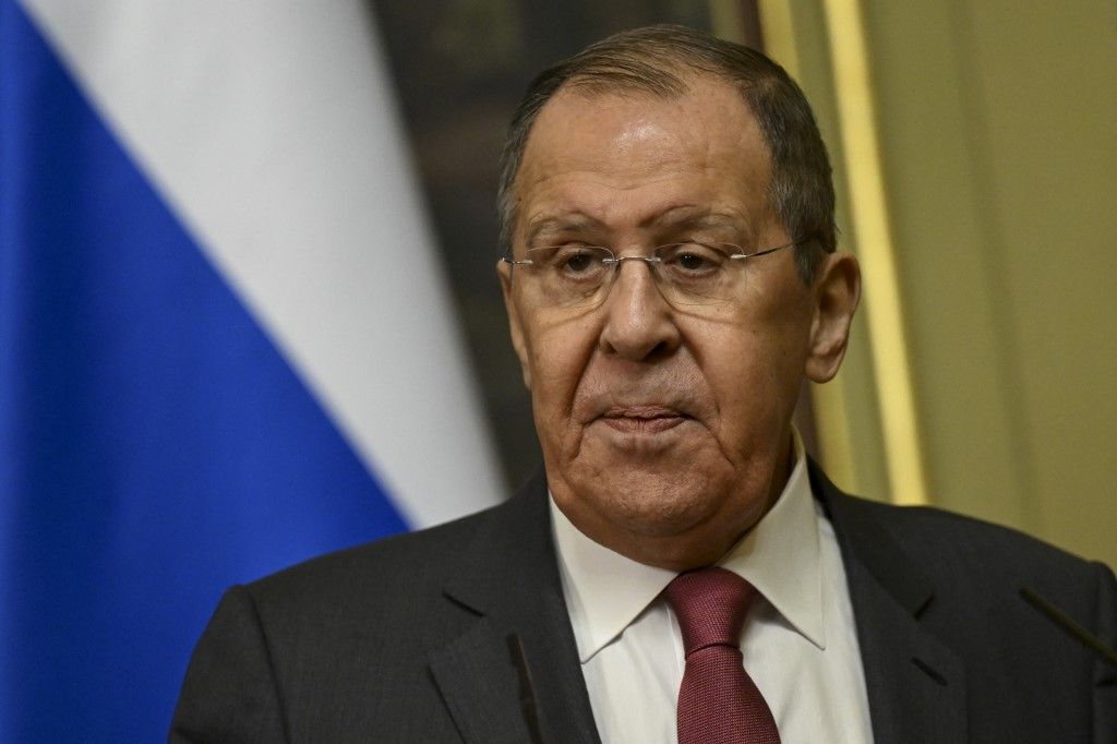 Szergej Lavrov orosz külügyminiszter 2024. március 6-án. (Fotó: SEFA KARACAN / ANADOLU / Anadolu az AFP-n keresztül)