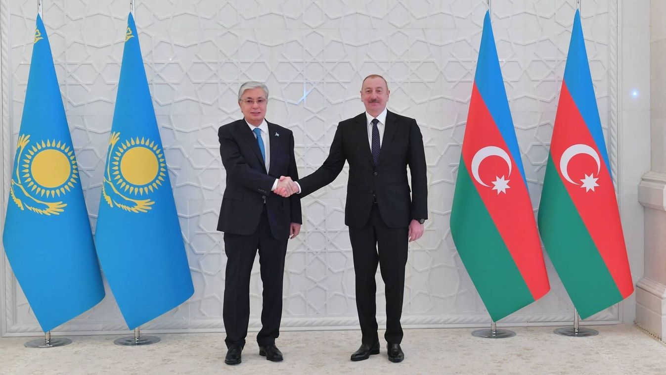 Ilham Aliyev - Kassym Jomart Tokayev meeting in Baku