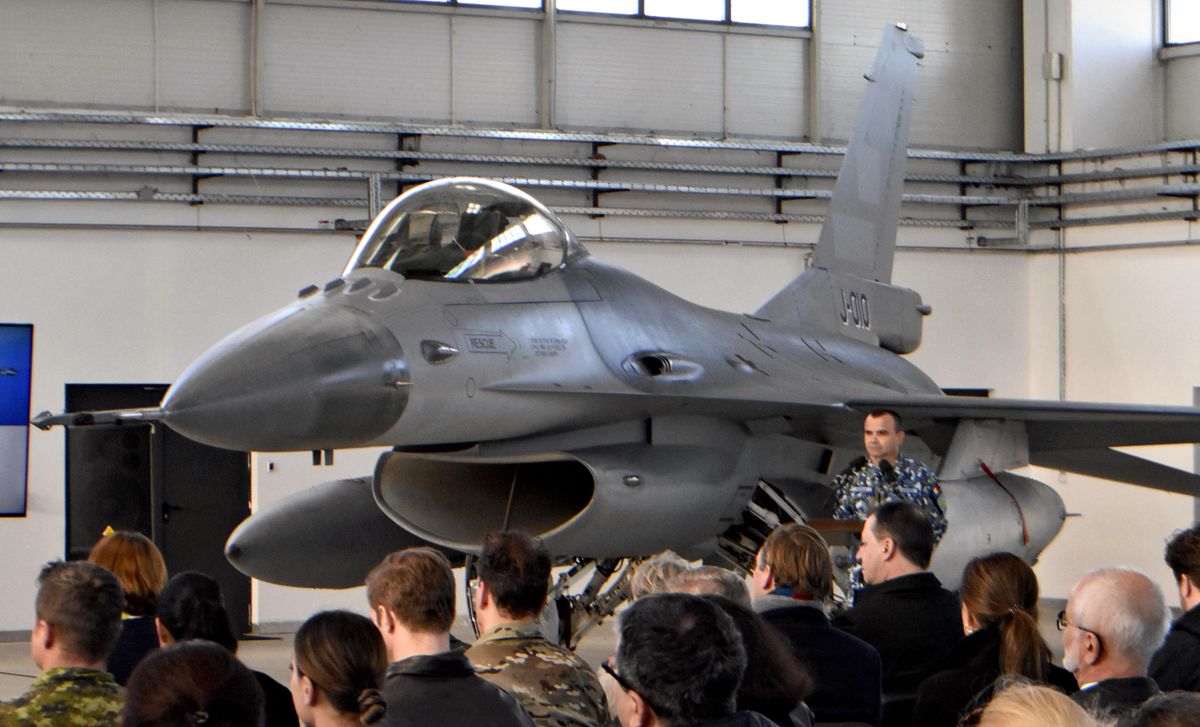 European F-16 Training Center for Ukraine opens in Romania