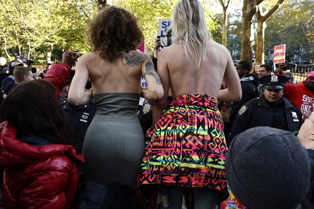 Gender Identity Demonstrators Rally At City Hall In New York City