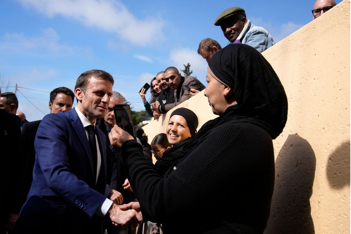 Emmanuel Macron francia elnök