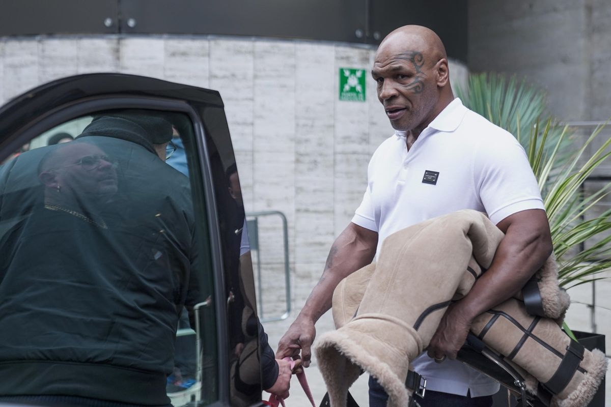 Mike Tyson visits Italy