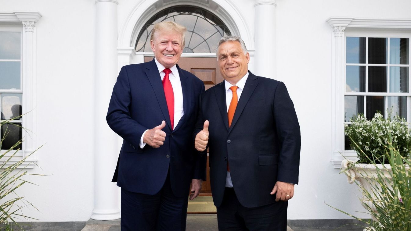 Donald Trump, Orbán Viktor, találkozó