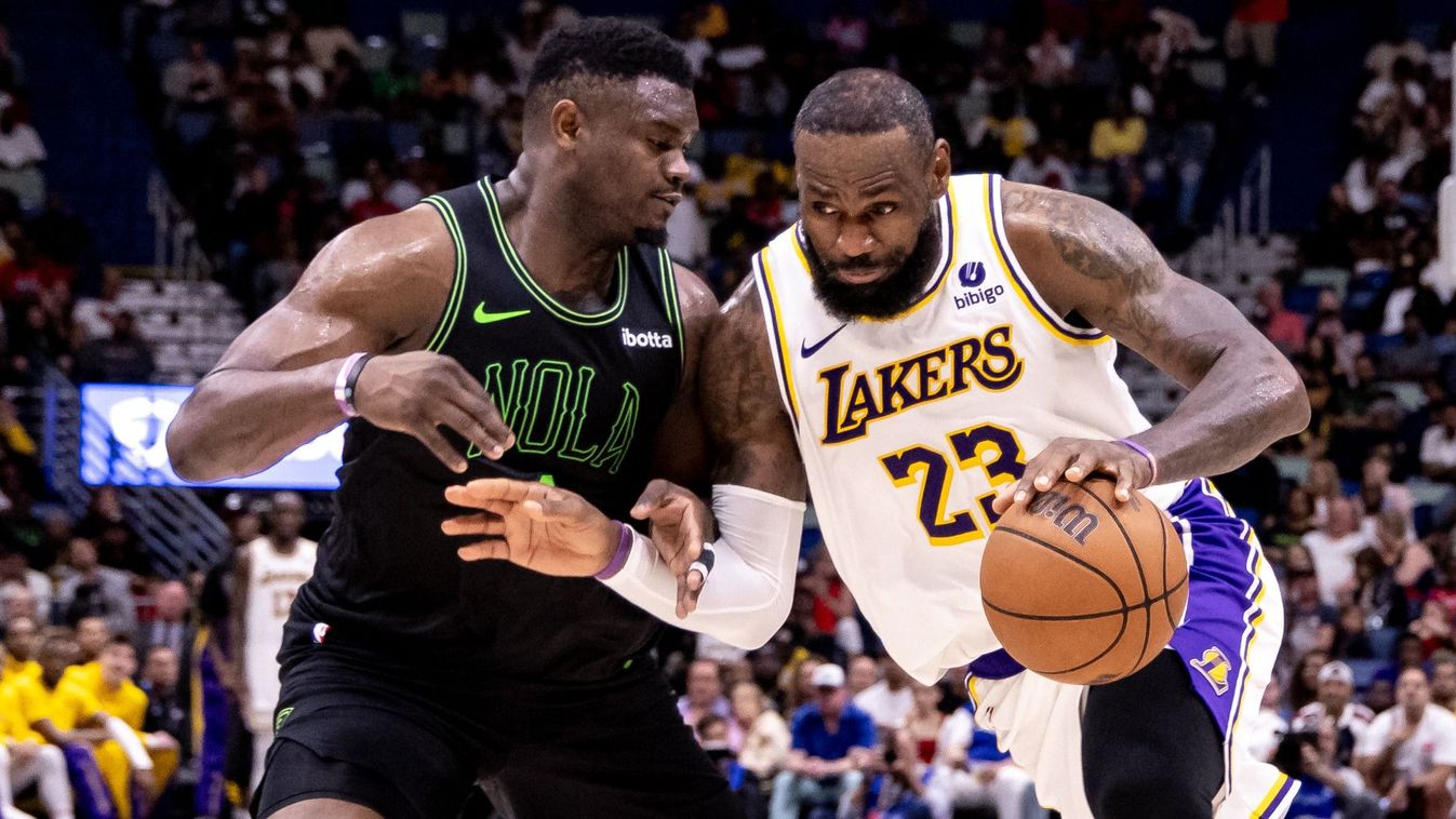 NBA Los Angeles Lakers at New Orleans Pelicans LeBron James Zion Williamson