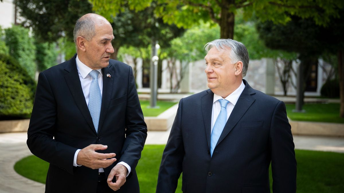Orbán Viktor Szlovénia korábbi miniszterelnökét fogadta