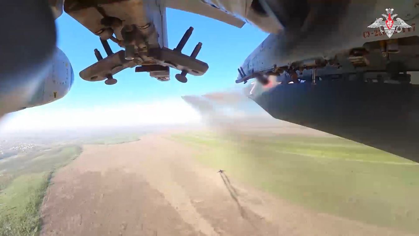 Szu-25-ös vadászgépek támadása az orosz-ukrán háborúban