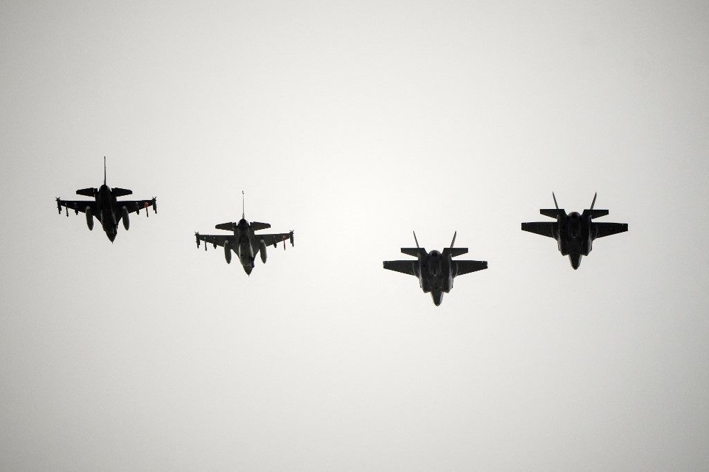 F-35, vadászgép, vadászbombázó, repülőgép, repülő