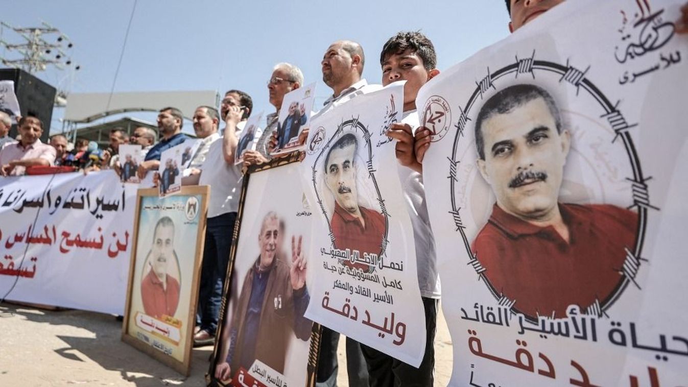 Demonstration held in Gaza in support of imprisoned Walid Daqqa