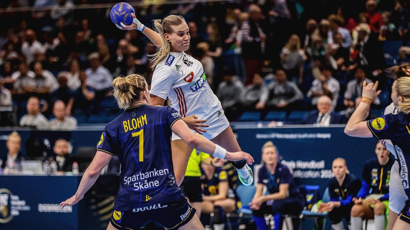 Magyarország-Svédország női kézilabda-válogatott Klujber Katrin