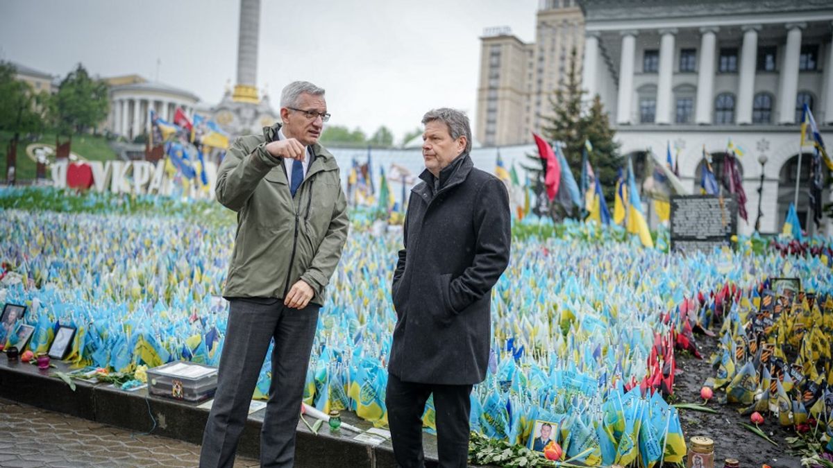 Az ukrán gazdaság megerősítéséről tárgyal a német gazdasági miniszter Kijevben