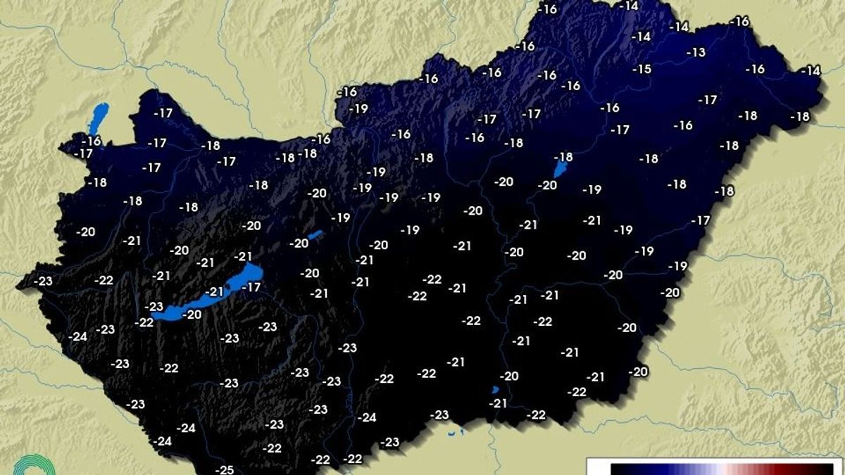 Döbbenet! Az ország egyes részein 24-25 fokkal van hidegebb, mint hétfőn