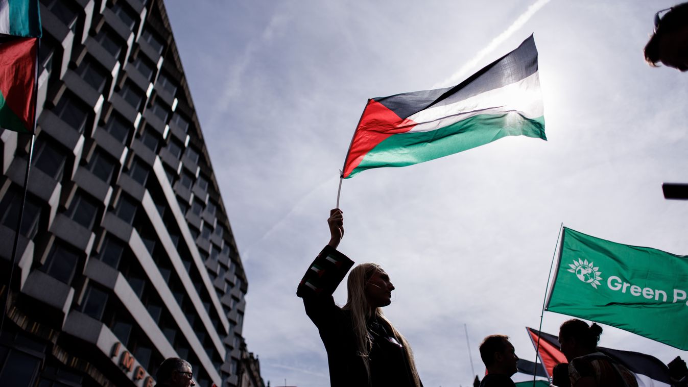 A palesztin tüntetők hallgattattak el egy egyetemi konferenciát