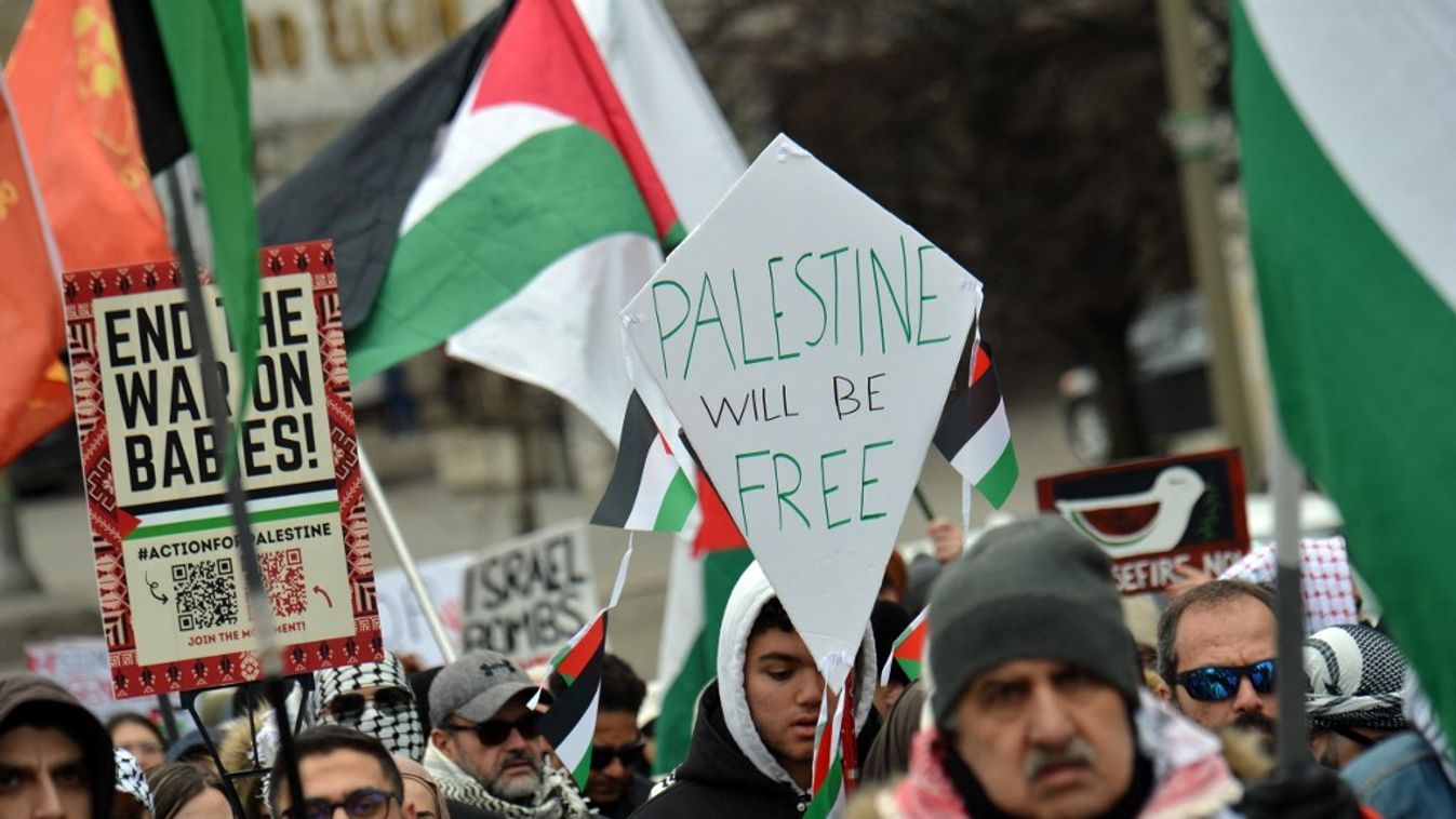 Pro-Palestinian demonstration in Canada