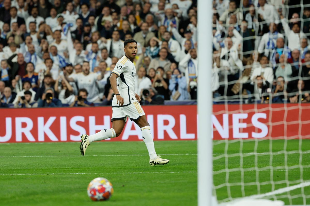 Rodrygo góljával még vezetett is a Real Madrid. Fotó: MTI/Ballesteros