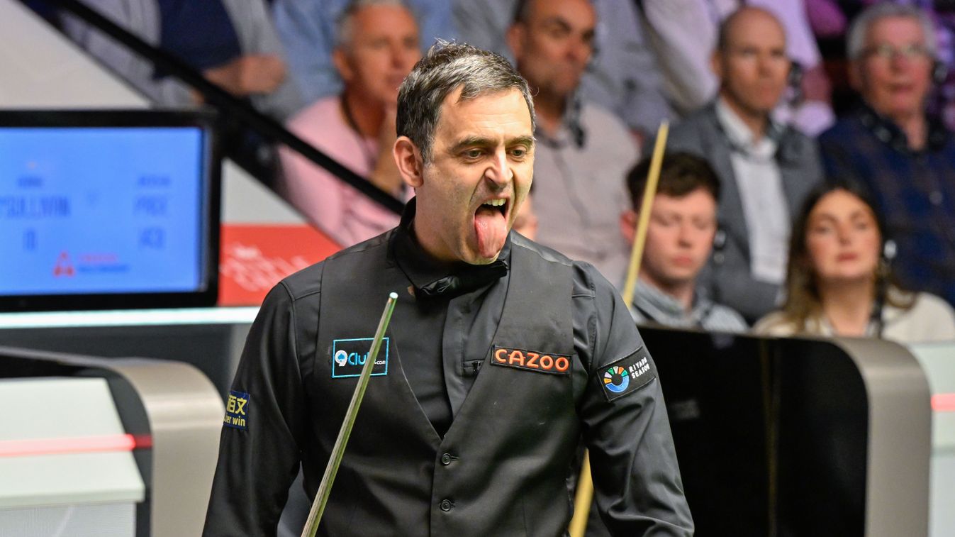 Ronnie O'Sullivan puso a su oponente en una posición incómoda en el Campeonato Mundial de Snooker